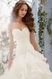 Abito da sposa collo Sweetheart Ball Gown Lungo Naturale Allacciato - Pagina 3