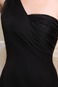 Vestito nero lungo Scollo Asimmetrico Semplici Naturale Schiena Nuda - Pagina 5
