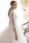 Abito da sposa Naturale Pizzo Overlay Pizzo francese Quanto a linea - Pagina 3