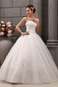 Abito da sposa Senza Maniche Tulle Perline Formale Ball Gown Naturale - Pagina 2