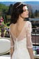 Abito da sposa Pizzo francese Mezze Maniche Mezza Coperta Naturale - Pagina 3