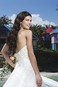 Abito da sposa Schiena Nuda Lungo Organza A-Line Fiore collo Sweetheart - Pagina 4