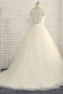 Abito da sposa Pizzo Eleganti Naturale Gonna lunga Lace Coperta Clessidra - Pagina 4