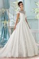 Abito da sposa Pizzo Naturale T luce Shiena Sheer Ball Gown Applique - Pagina 1