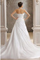Abito da sposa Eleganti Corpetto Pieghe Naturale Cappella treno Increspato - Pagina 3