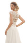 Abito da sposa Eleganti Chiffon Primavera Senza Maniche Naturale in pizzo - Pagina 4