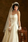 Abito da sposa Tipo standard A-Line Raso Spaghetti spalline Criss-cross - Pagina 3
