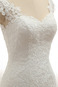 Abito da sposa Sirena Pizzo Formale Naturale Pizzo Overlay Collo drappeggiato - Pagina 5