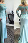 Abito mamma sposa Raso Caduta Lungo Maniche Lunghe Applique Naturale - Pagina 1
