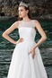 Abito da sposa Spiaggia Naturale Tulle A-Line Lungo decorato - Pagina 3