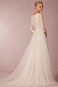 Abito da sposa Maniche a 3/4 Quanto Bateau Lungo A-Line Spiaggia - Pagina 2