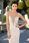 Abito da sposa Pizzo Schiena Nuda Primavera Naturale Applique V-Scollo - Pagina 3