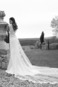 Abito da sposa Sexy Raso Tubino Gonna lunga Cappellini Applique - Pagina 2