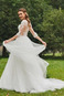 Abito da sposa Inverno Bateau trendiness all'aperto A-Line Naturale - Pagina 2