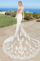 Abito da sposa Tulle Applique Sexy all'aperto Tubino Maniche Lunghe - Pagina 1