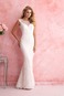 Abito da sposa Bateau All Aperto sirena Applique Shiena Sheer maniche ad aletta - Pagina 2