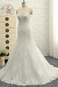 Abito da sposa Sirena tessuto Cappella treno Cuore Lace Coperta Corpetto ingioiellato - Pagina 3
