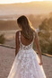 Abito da sposa Pizzo Spaghetti spalline Corpo a pera Lace Coperta - Pagina 2