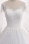 Abito da sposa Pizzo francese a linea Primavera XL Maniche Lunghe - Pagina 4