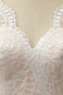 Abito da sposa Applique T-Shirt A Terra Cerniera V-Scollo Profondo V-scollo - Pagina 5