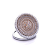 Grado superiore cerchio croce metallo intarsiato diamante ornamento piccolo annuncio