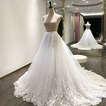 Gonna rimovibile da sposa per abiti Gonna da sposa in pizzo con applicazioni di gonna staccabile su misura