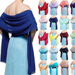 Abito da sera scialle scialle sciarpa in chiffon con protezione solare scialle lungo 200CM