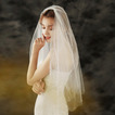 Semplice velo da sposa sposa copricapo da sposa studio fotografico velo per foto velo doppio ordine perla