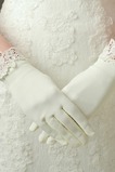 Guanti da sposa Raso Classe in pizzo Decorazione Pieno finger Breve
