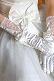 Guanti da sposa Ombra Chiesa Fiocco Primavera abbondante Pizzo