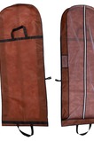 Marrone a duplice uso portatile dress antipolvere pieghevole vestito parapolvere con parole
