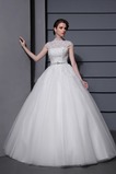 Abito da sposa inobtrusive Cappellini Lungo Alta Coperta Ball Gown