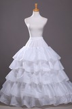 Da sposa sottoveste Flouncing Espandere Abito da sposa Stringa Quattro cerchioni