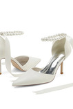Scarpe tacco alto con fibbia a tacco alto con punta a punta bassa e modelli sexy primaverili ed estivi