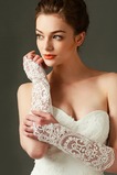 Guanti da sposa in pizzo Pizzo Lungo Avorio Muffola Primavera
