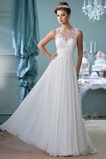 Abito da sposa Romantici Senza Maniche Shiena Sheer T luce A-Line