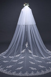 Hochzeit verlängerte exquisite Schleimschleimschleiung Brautspitzen Schleier Kathedrale Schleier