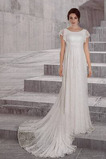 Abito da sposa Pizzo in pizzo All Aperto gonna a vita alta gonna Impero