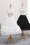 Sottogonna in chiffon sposa nero, crinolina lunga da, cosplay prom dress chiffon underskirt, gonna gonfia, Lolita midi skirt