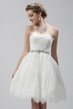 Abito da sposa Cinghia in rilievo A-Line collo Sweetheart Schiena Nuda