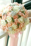 Mazzo di fiori 30 della sposa che tiene matrimonio damigella d'onore rosa champagne fiore