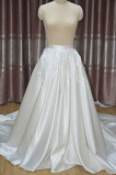 Gonna con applique in raso Abito da sposa gonna rimovibile Accessori da sposa in treno staccabile taglia personalizzata