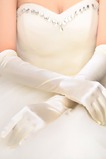 Guanti da sposa Caldo Chiesa Lungo Taffeta Primavera Pieno finger