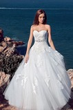 Abito da sposa Pizzo Formale Applique Allacciato Primavera Spiaggia