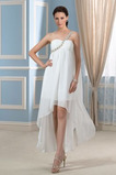 Abito da sposa Pieghe Estate completo Chiffon Asimmetrici Asimmetrico