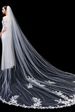 Velo da sposa in pizzo di alta qualità Velo da sposa lungo 3 metri con accessori da sposa a pettine