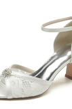 Scarpe da banchetto con strass tacco alto moda scarpe da banchetto in raso scarpe da sposa