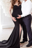 Abito da sera Premaman completo Autunno Anteriore Cuore Lungo