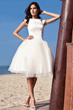 Abito da sposa Ball Gown Cerniera Raso elastico Cappellini Puffy Affascinante