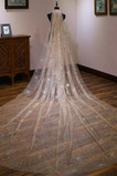 Velo lungo lussuoso velo da sposa sposa velo da sposa bling